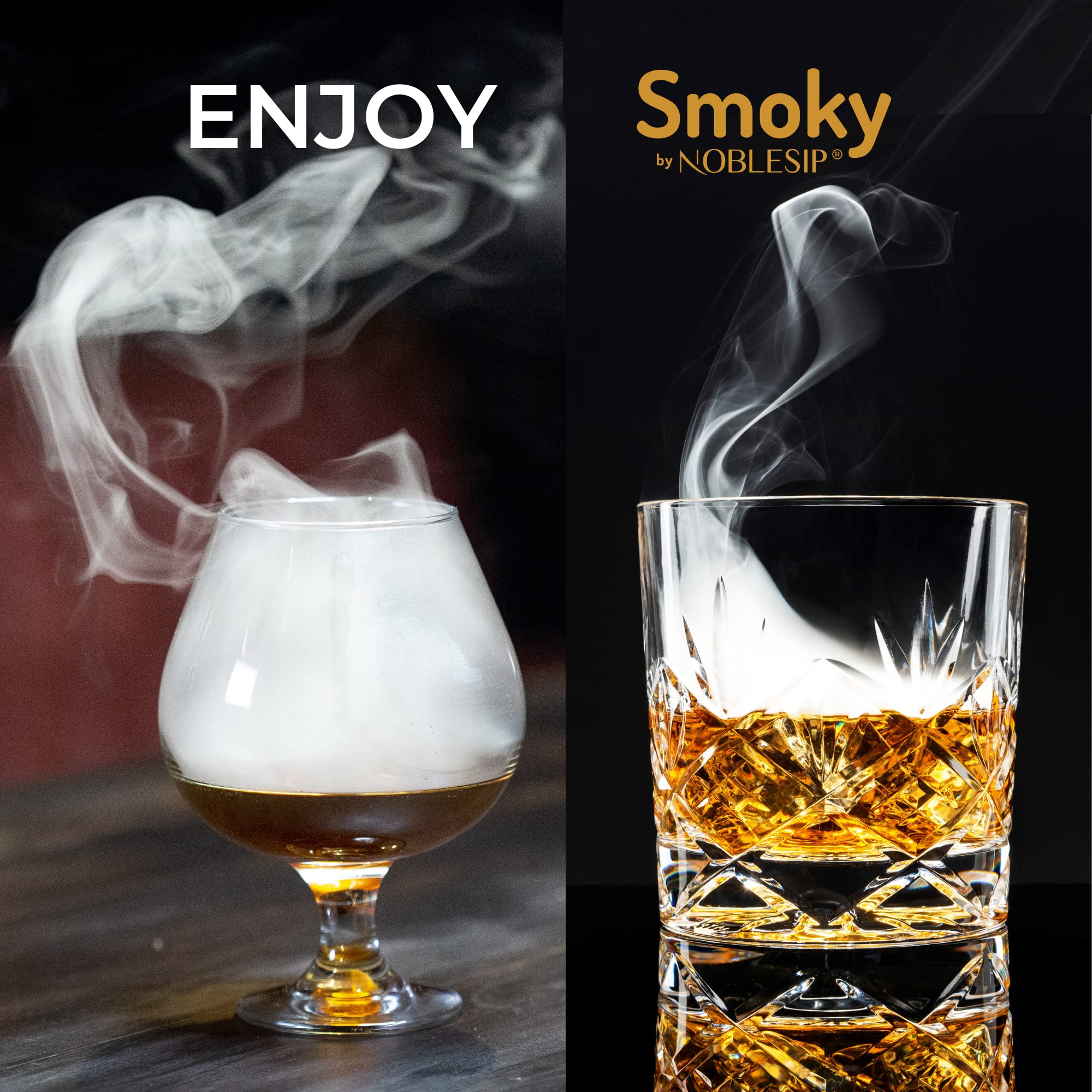 NobleSip smoked cocktails setup ready for entertaining