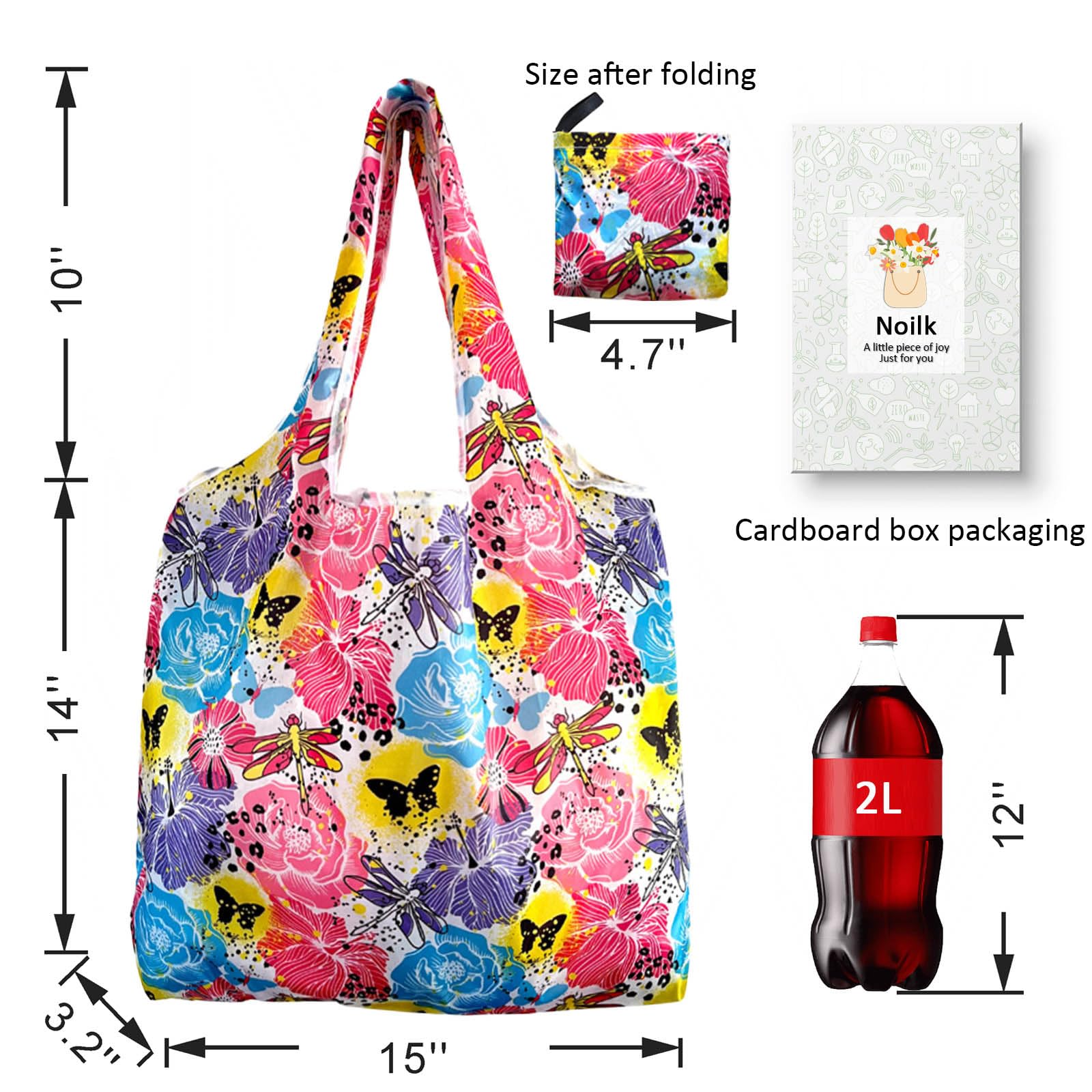 Noilk heavy-load tote in ripstop nylon for groceries