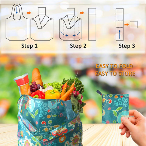 Noilk machine washable tote keeps bags clean after shopping trips.