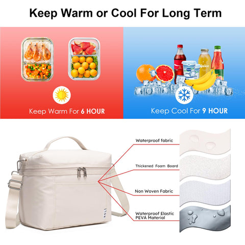 NOL cream adjustable shoulder strap demonstrates versatile carrying
