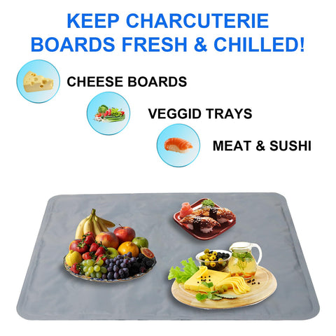 NomadSphere chill tray with spacious surface for diverse platters.