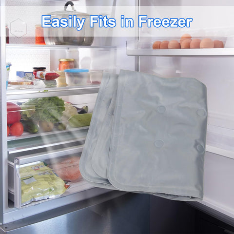 NomadSphere extra-large ice mat keeps meat and veggies fresh.