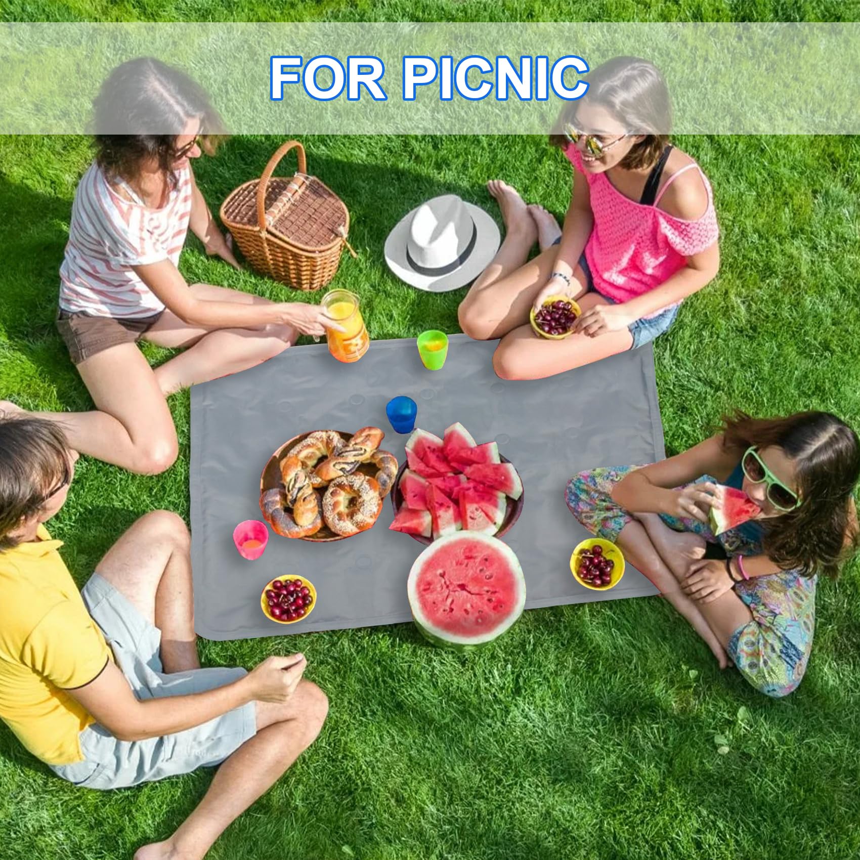 NomadSphere portable chilling tray for indoor and outdoor gatherings.
