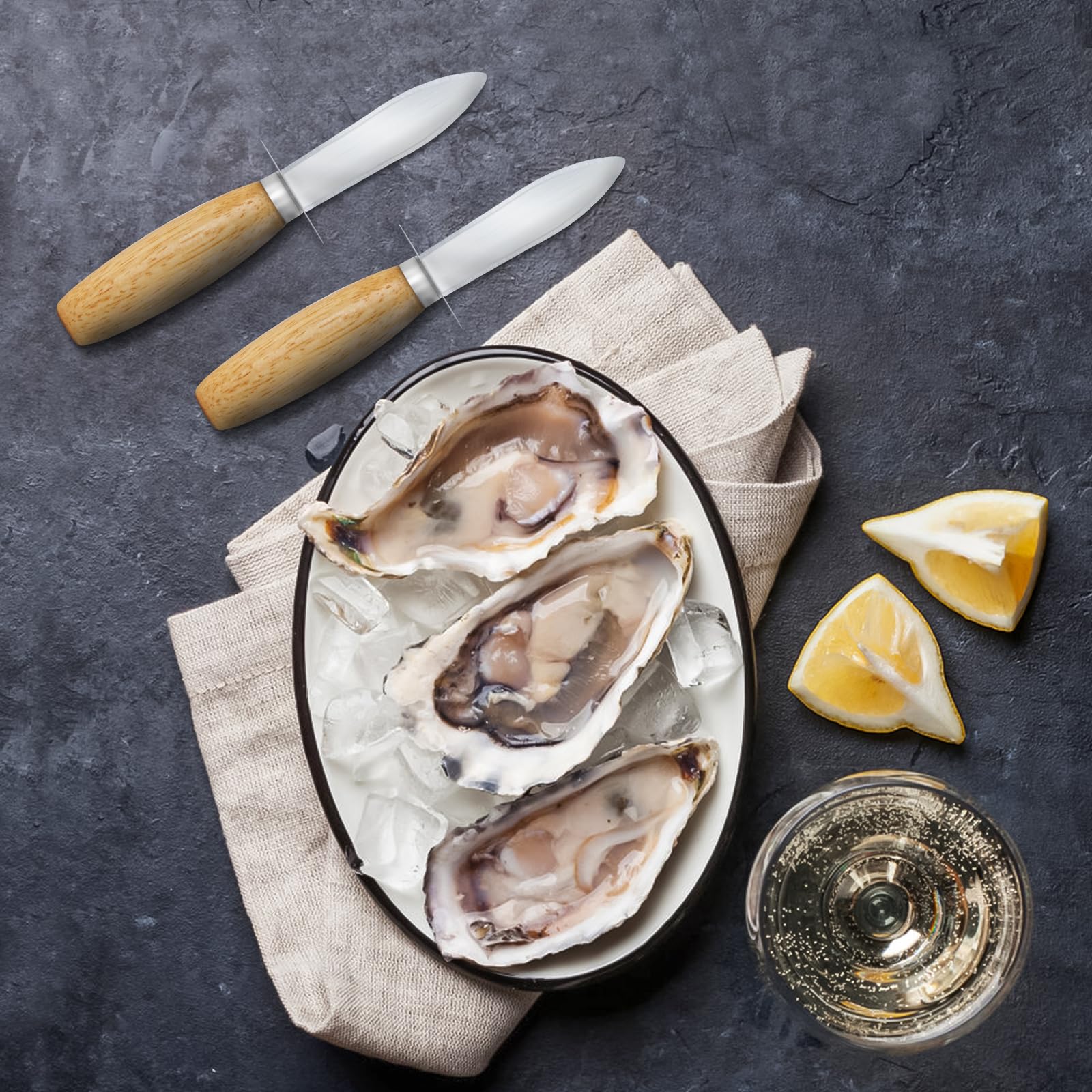 Nonley Oyster Shucking Knife for all shells ideal for home cooks and professionals