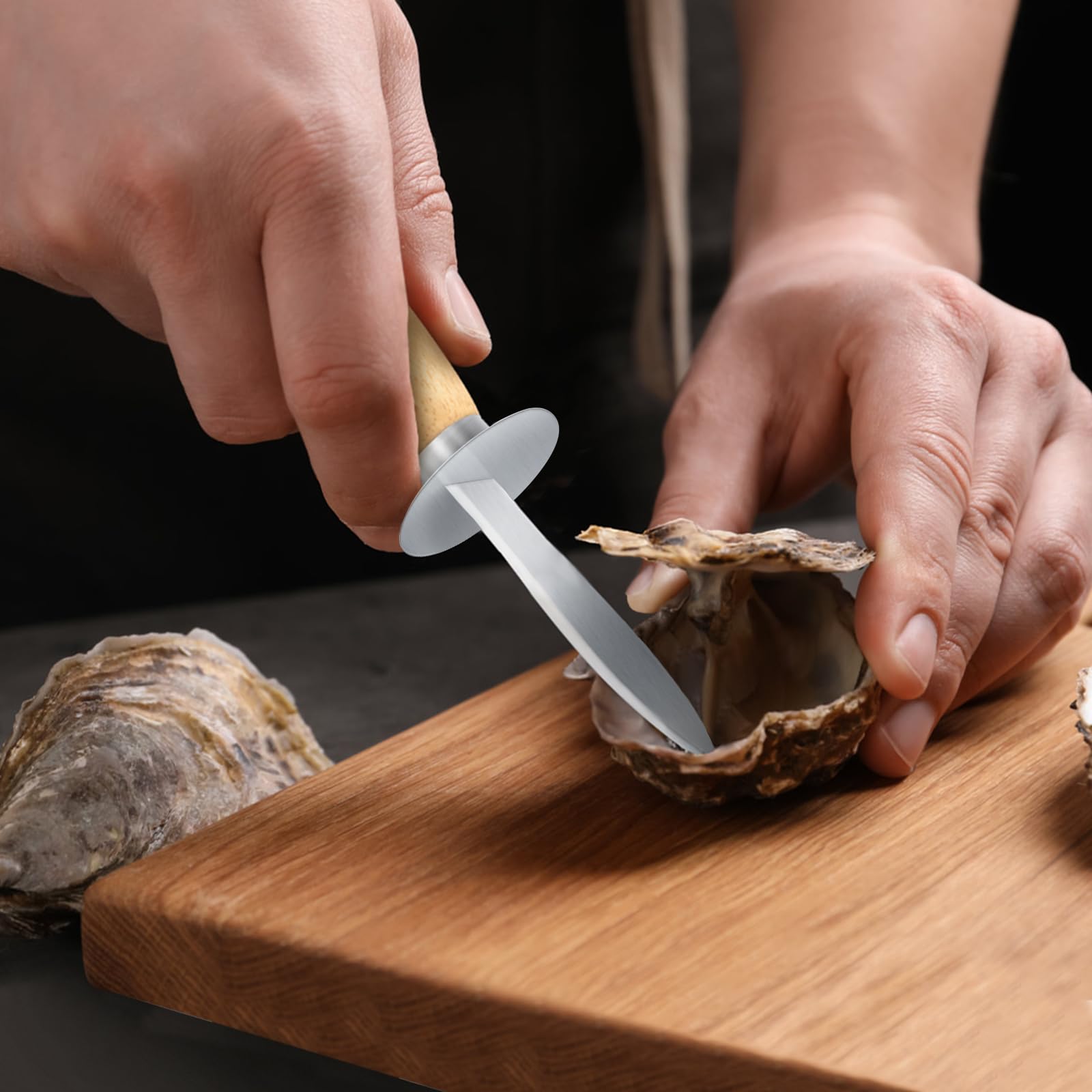 Nonley Oyster Shucking Knife suited for both home and restaurant use with durable construction