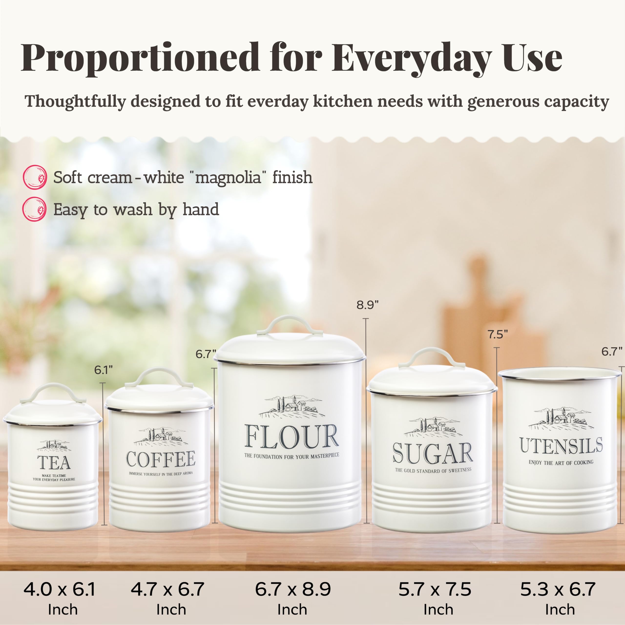 Noonberry coffee canister preserves aroma for rich mornings