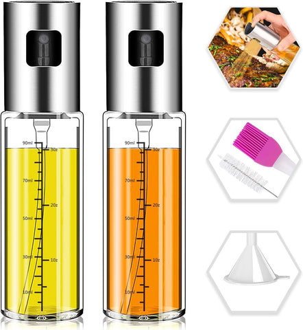 NORBASE two-pack oil sprayer set, ideal for precise portion control in cooking.