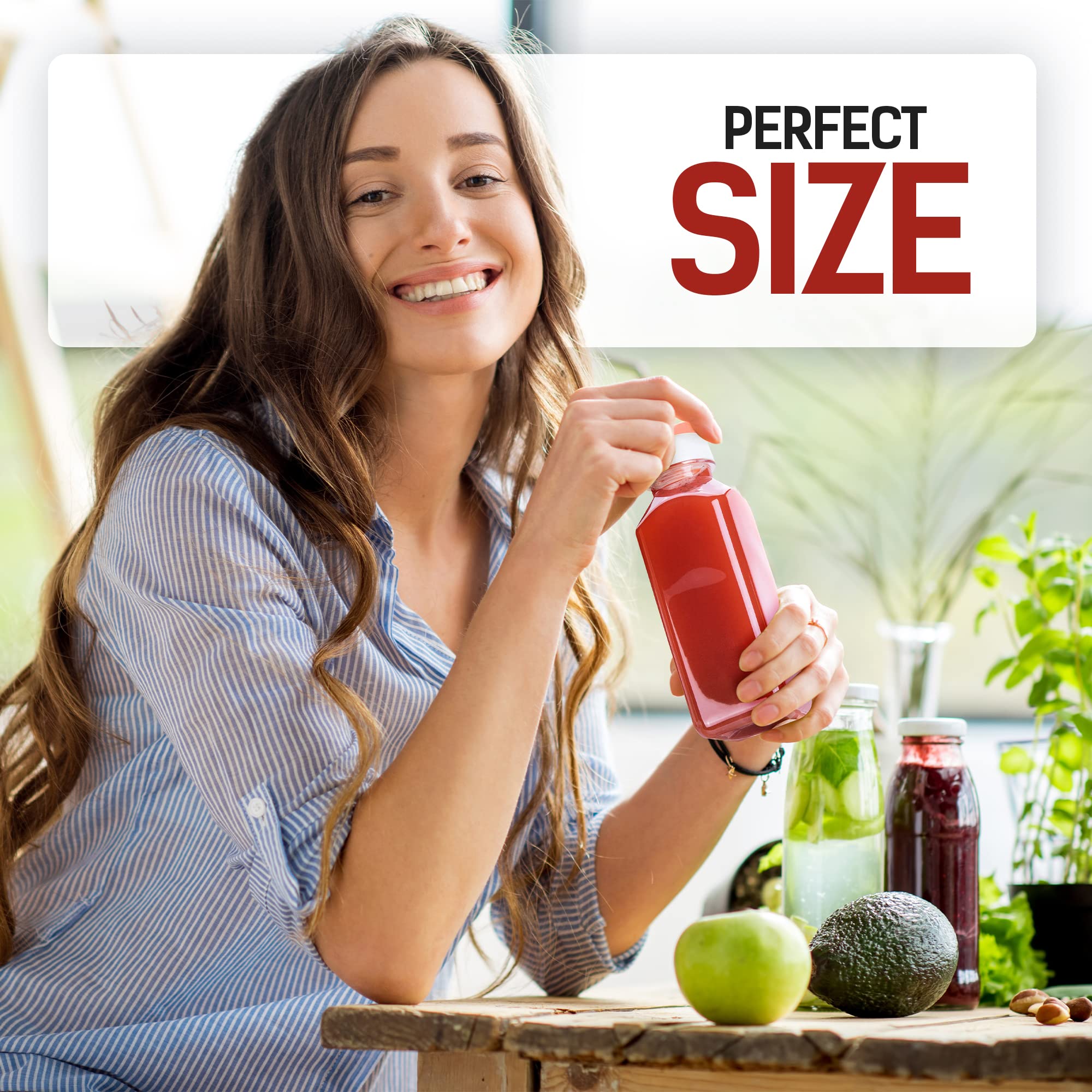 Norcalway BPA-free bottle with cap ensuring tasteless storage for smoothies