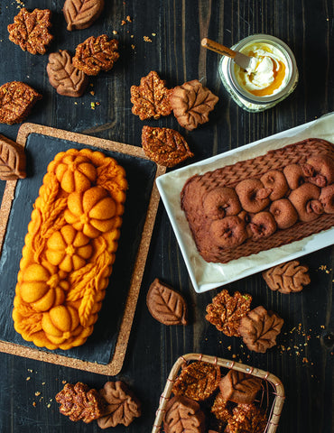 Nordic Ware pan offers six-cup capacity for small loaves.