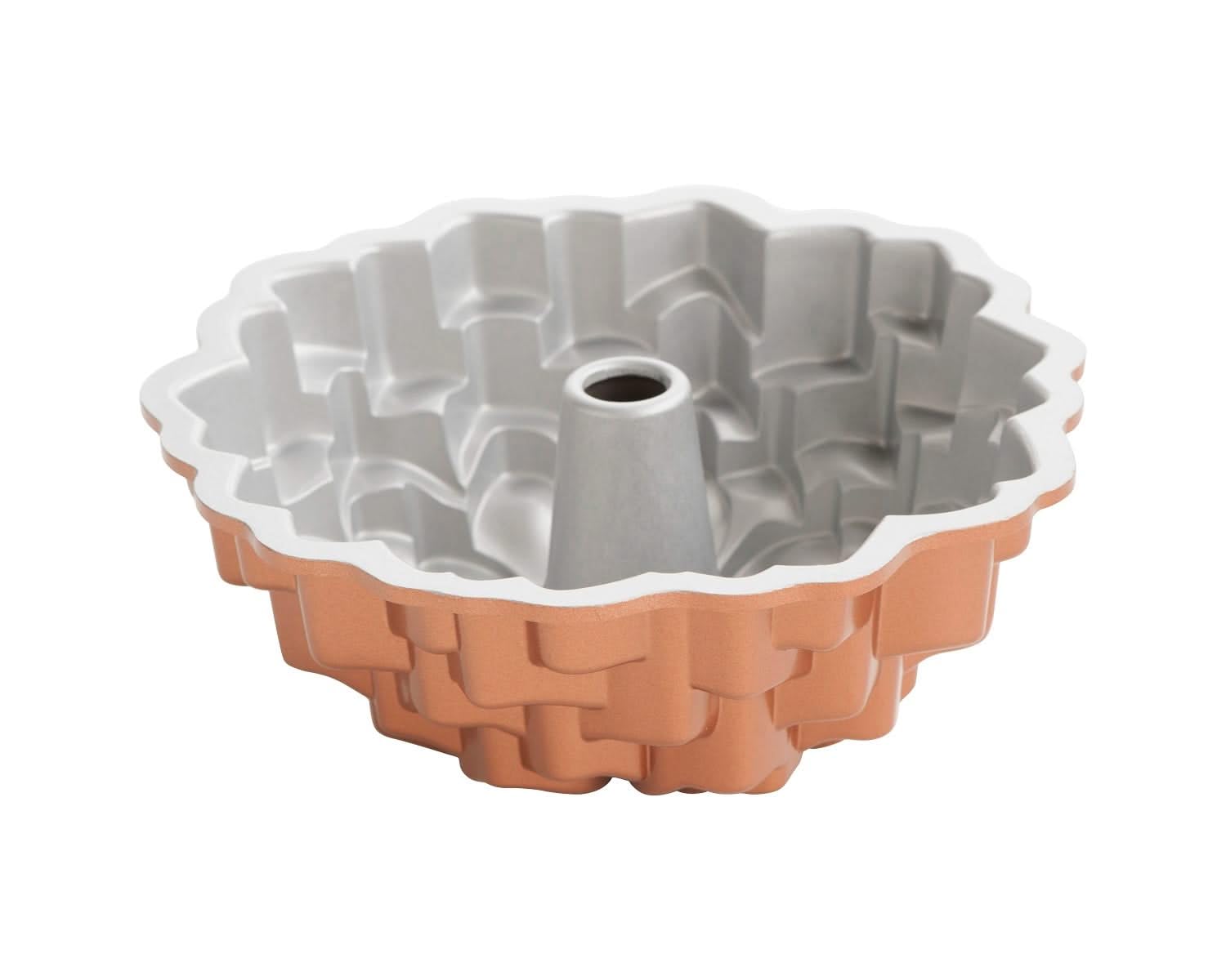 Close-up of Nordic Ware Blossom Bundt Pan petals showing detailed ridges.