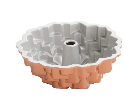 Close-up of Nordic Ware Blossom Bundt Pan petals showing detailed ridges.