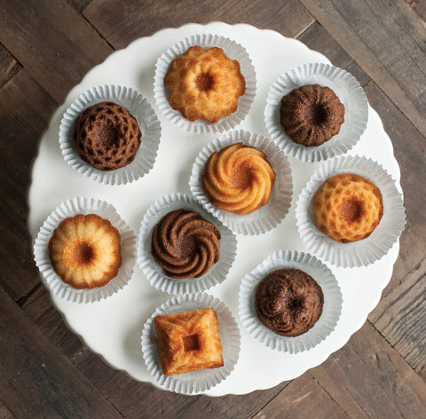 Nordic Ware Bundt Charms Chiffon close-up emphasizes delicate texture and even bake