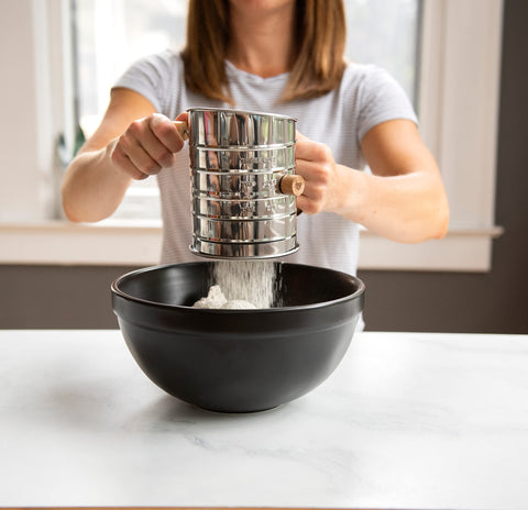 Nordic Ware flour sifter 3-cup capacity for batch baking