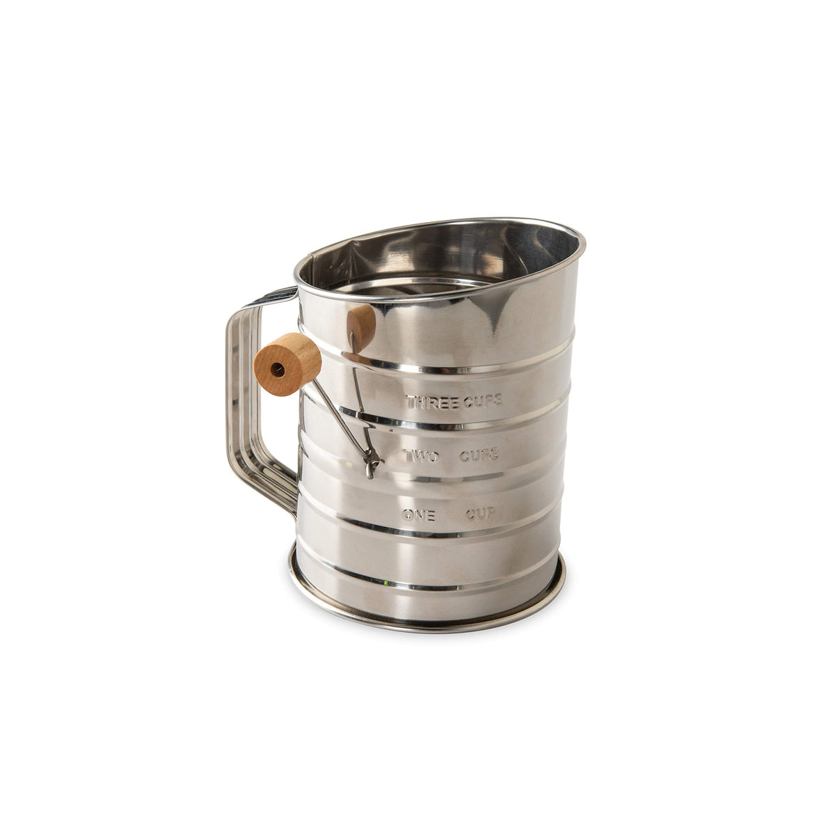 Nordic Ware flour sifter with rotary design for light, lump-free baking