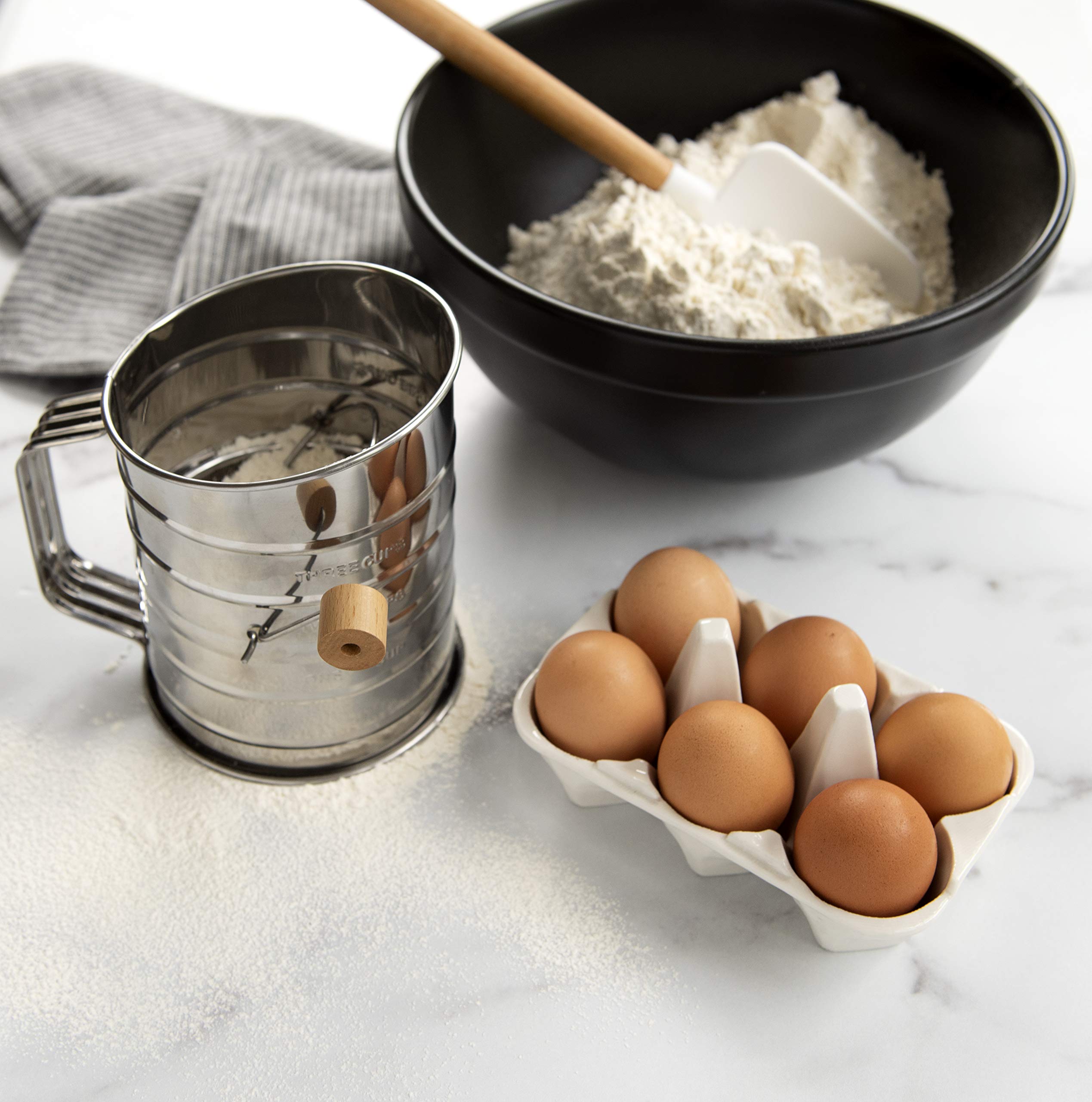 Nordic Ware flour sifter hand wash only for easy cleaning