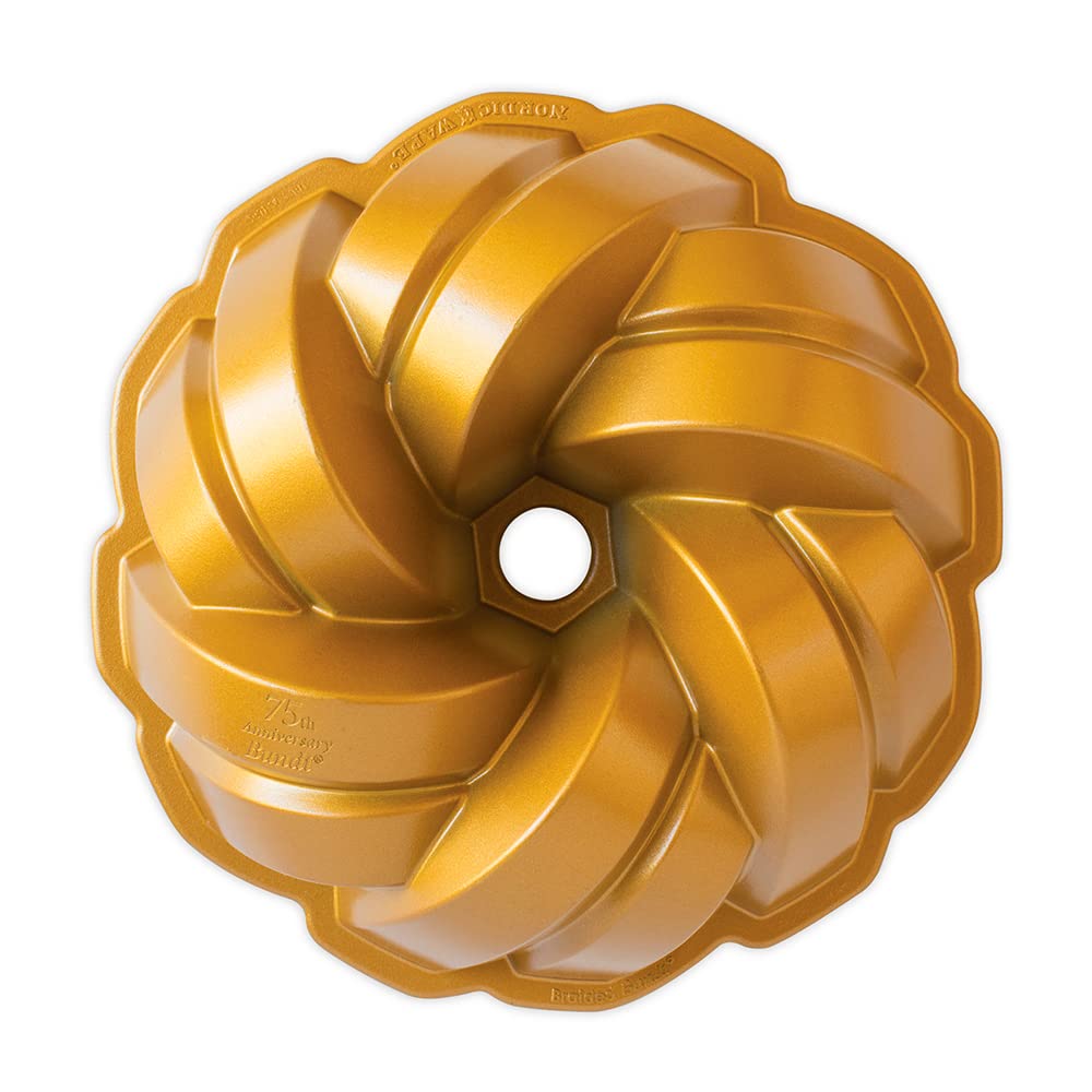 Nordic Ware heritage Bundt pan with detailed design for centerpiece cakes.
