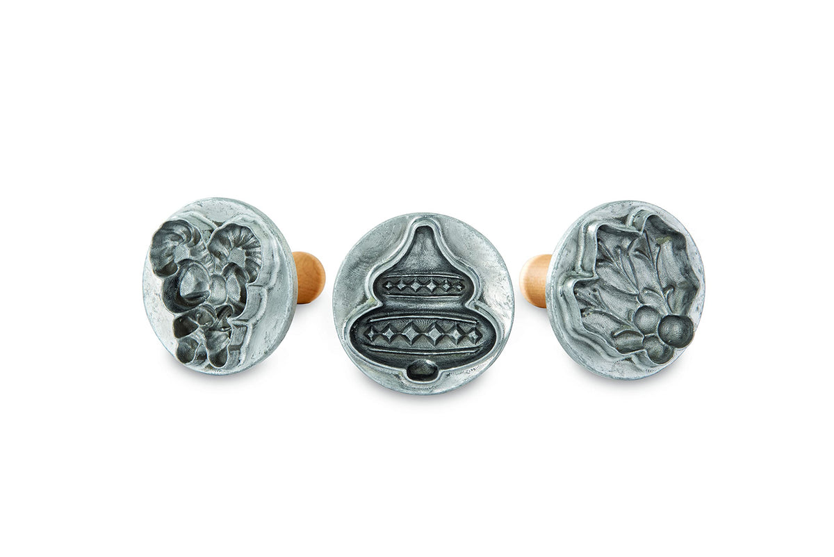 Nordic Ware Holiday Cookie Stamps snowflake motif for festive cookies
