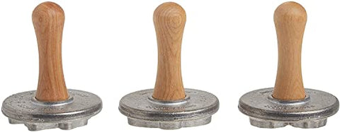Nordic Ware Holiday Cookie Stamps star design yields crisp holiday shapes
