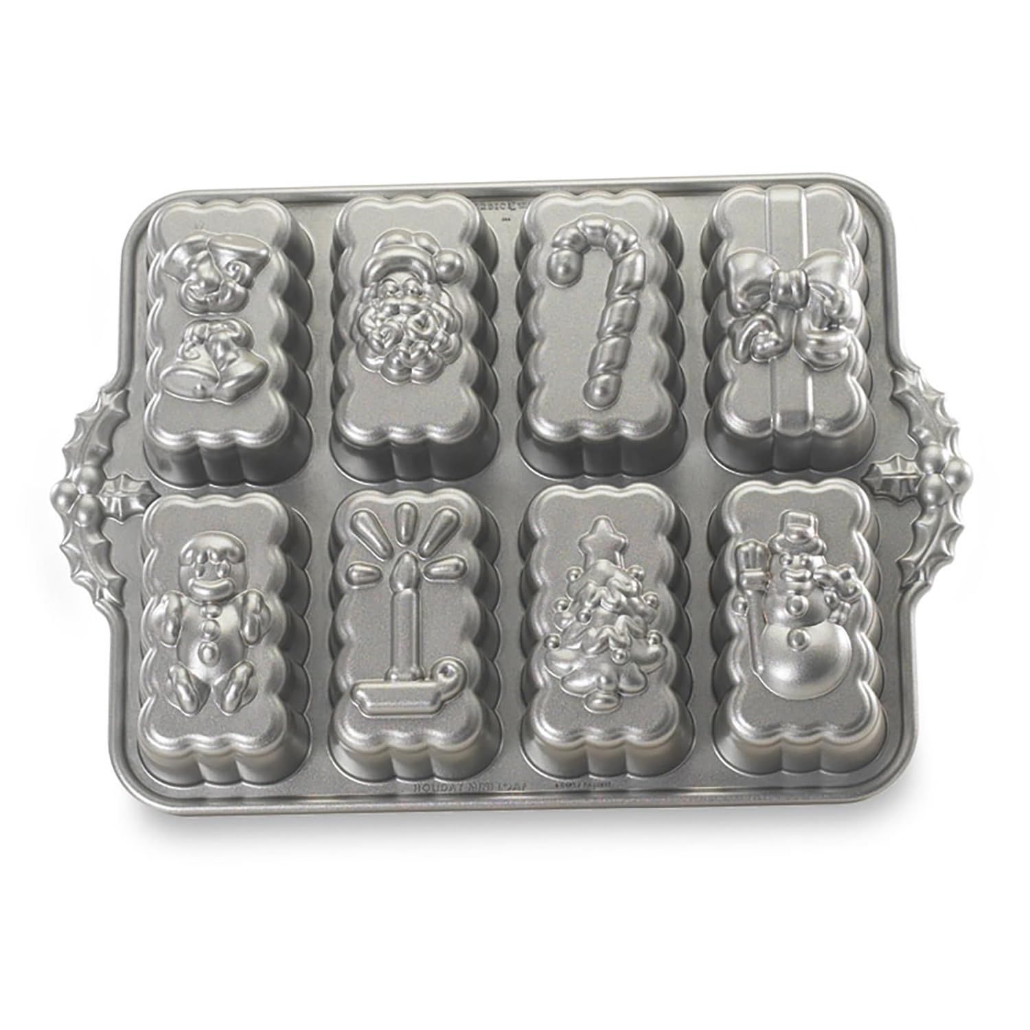 Nordic Ware Holiday Mini Loaves Pan bell design for giftable festive loaves