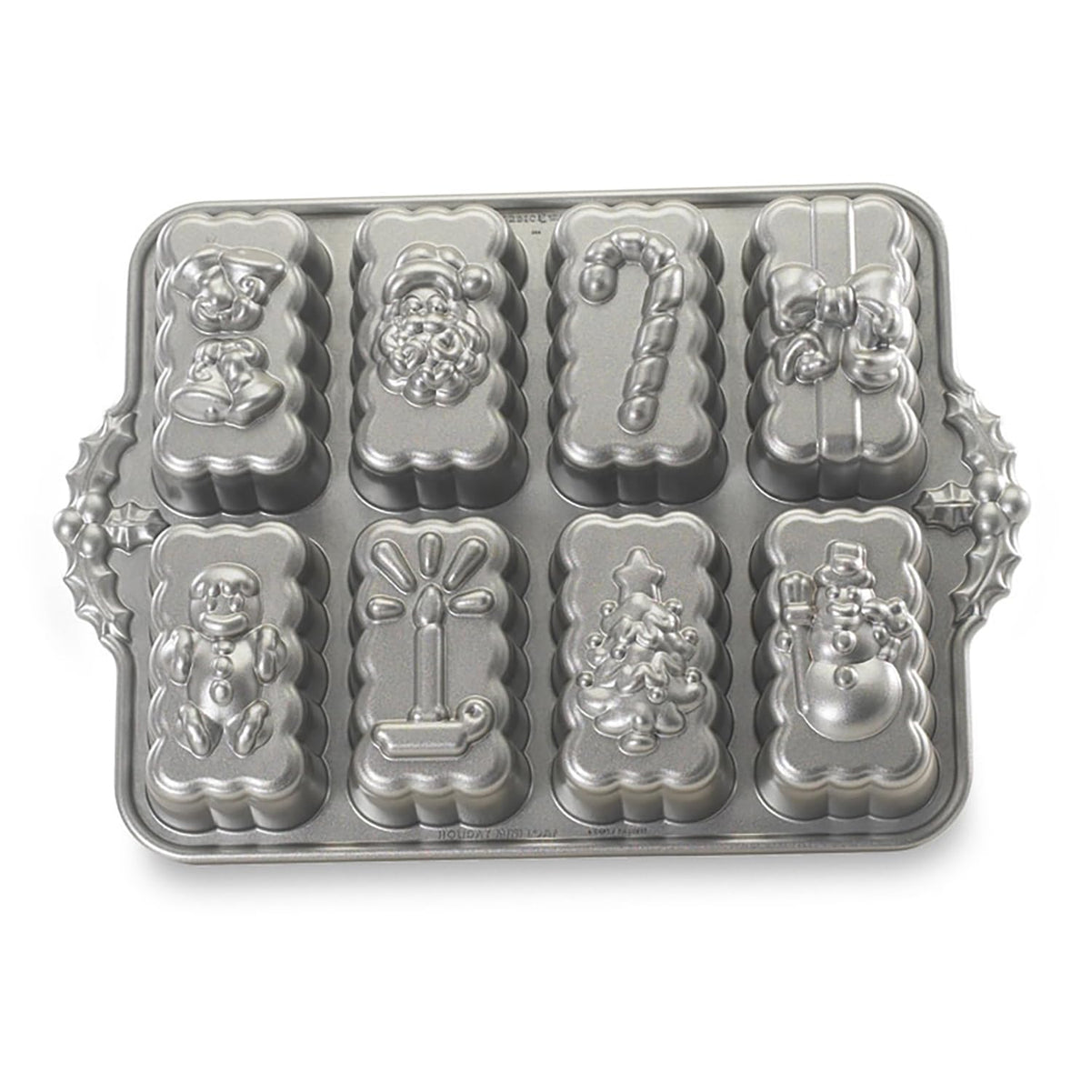 Nordic Ware Holiday Mini Loaves Pan bell design for giftable festive loaves