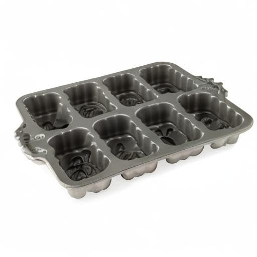 Nordic Ware Holiday Mini Loaves Pan Christmas tree design for seasonal loaves