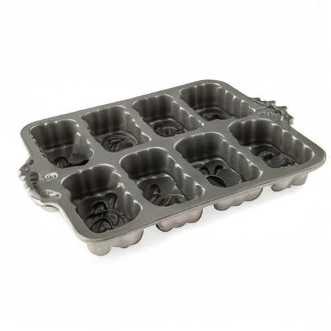 Nordic Ware Holiday Mini Loaves Pan Christmas tree design for seasonal loaves