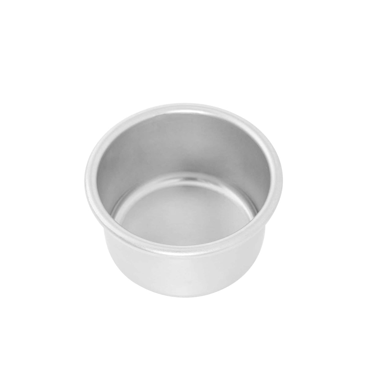 Nordic Ware Naturals 4-inch round cake pan top view highlights even heat for even browning