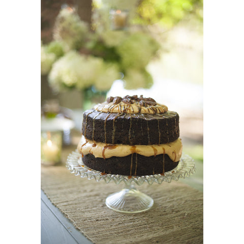 Nordic Ware Naturals nonstick cake pan 8-inch, oven-ready release and cleanup