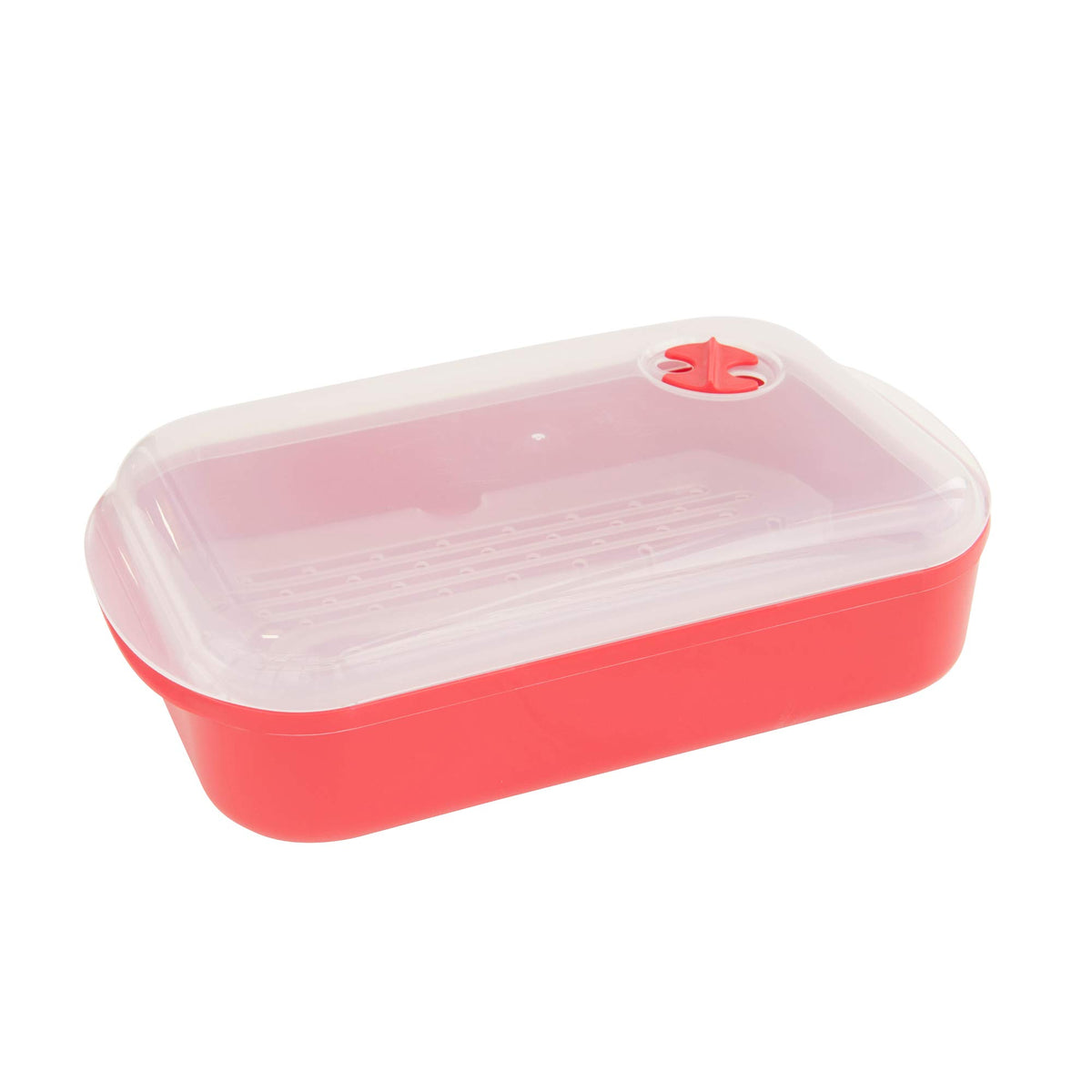 Nordic Ware Steam Cooker base with water reservoir enables quick, consistent steaming.