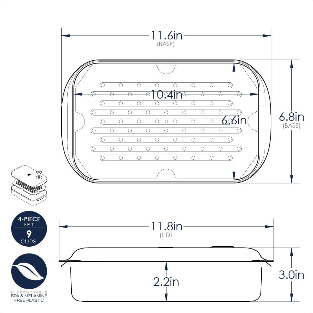 Nordic Ware Steam Cooker lid with adjustable vent controls steam release for tender results.