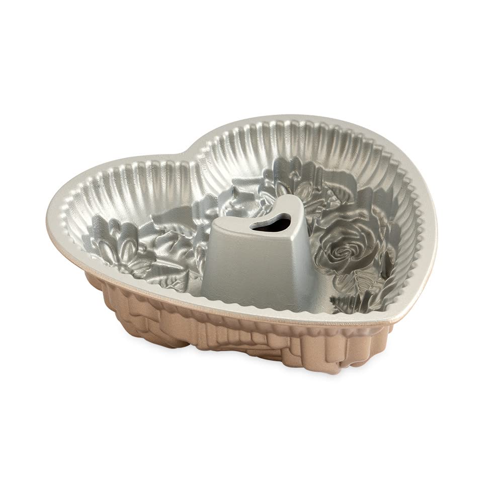 Nordic Way Wildflower Heart Bundt pan is made in America with quality materials.