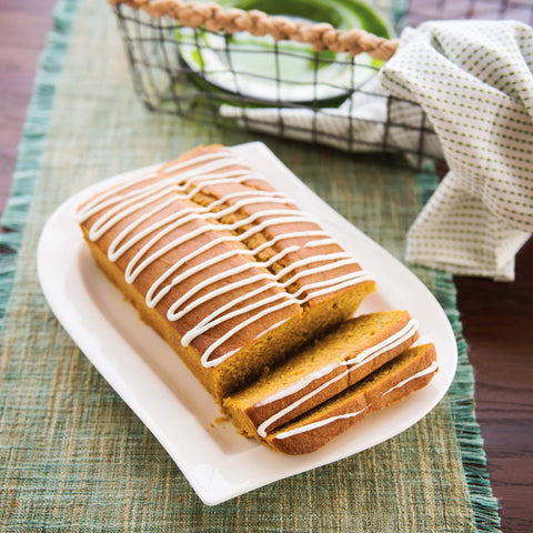 Nordic Ware Naturals loaf pan - hand wash friendly surface for easy cleanup after bake.