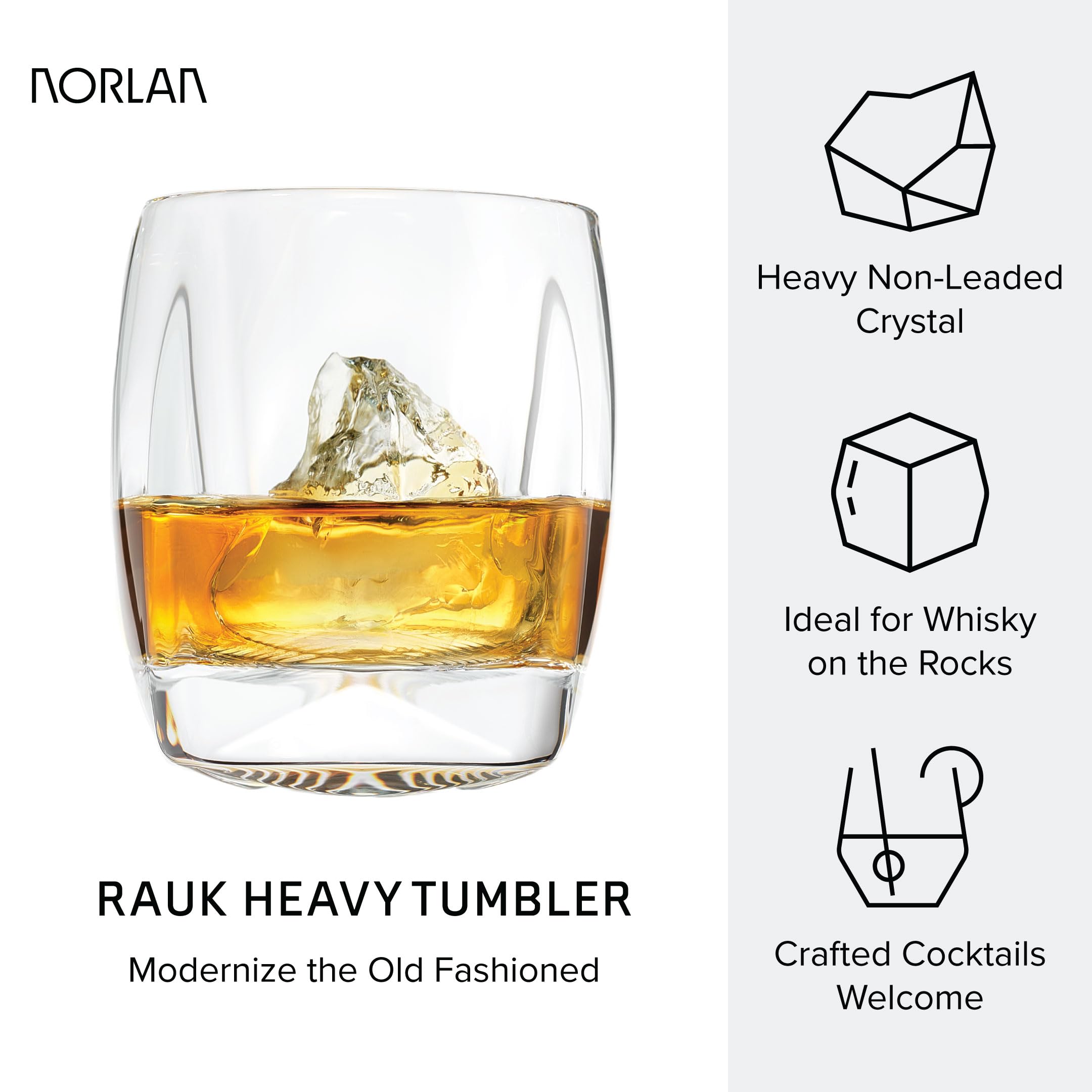 NORLAN Rauk elegant table setup shows versatile use for spirits