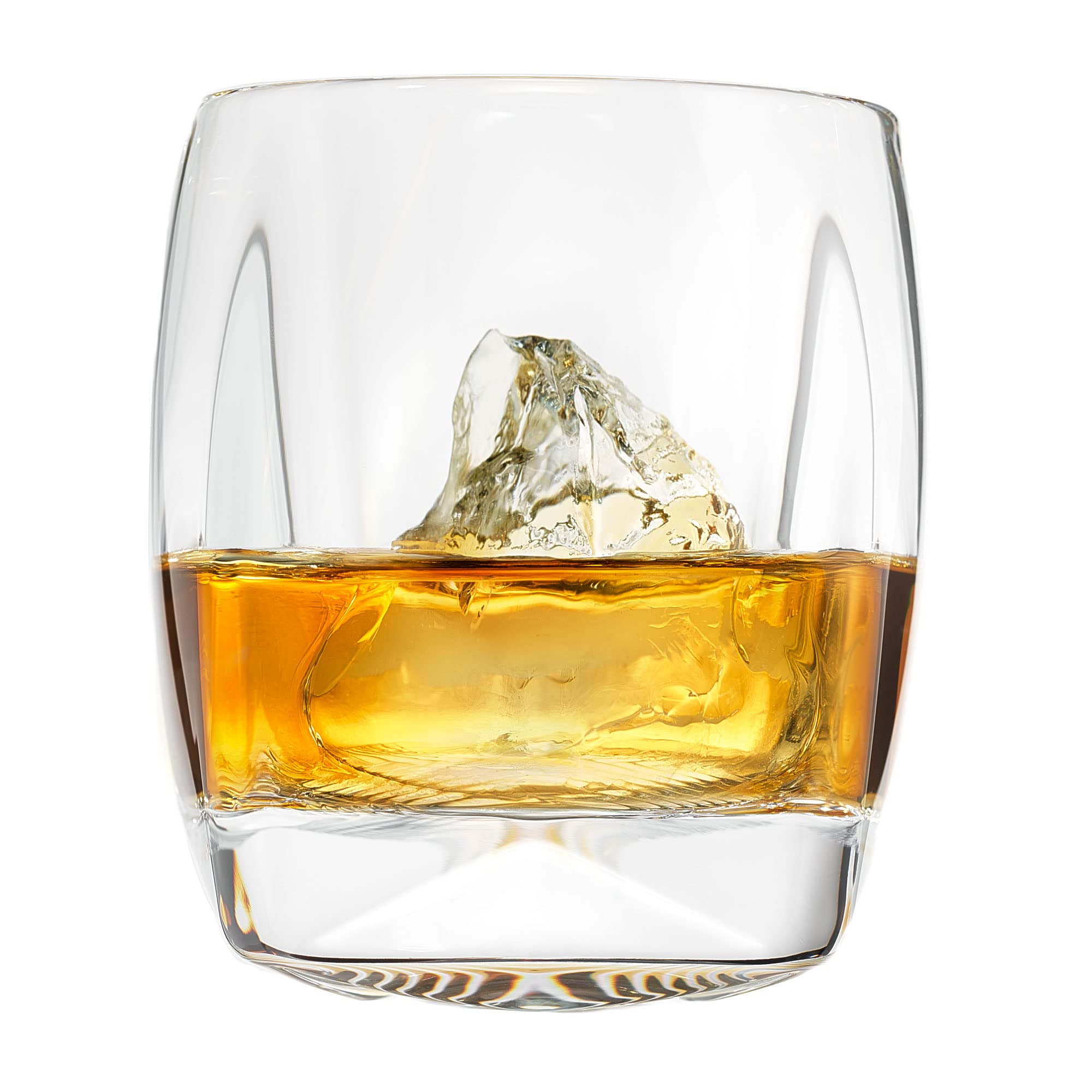 NORLAN Rauk heavy tumbler outer view highlights premium clear crystal finish for whiskey savoring