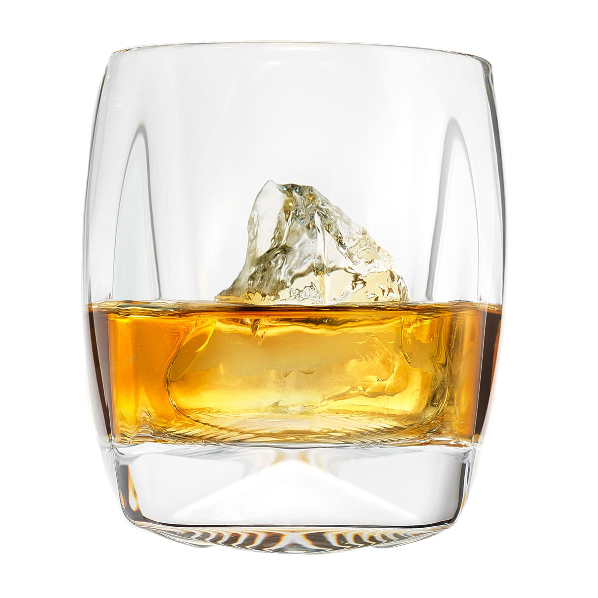 NORLAN Rauk heavy tumbler outer view highlights premium clear crystal finish for whiskey savoring