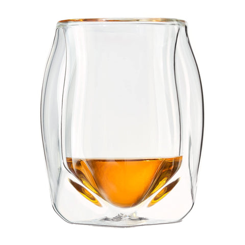 NORLAN Whisky Glass concave rim fits the lower lip for elegant sipping
