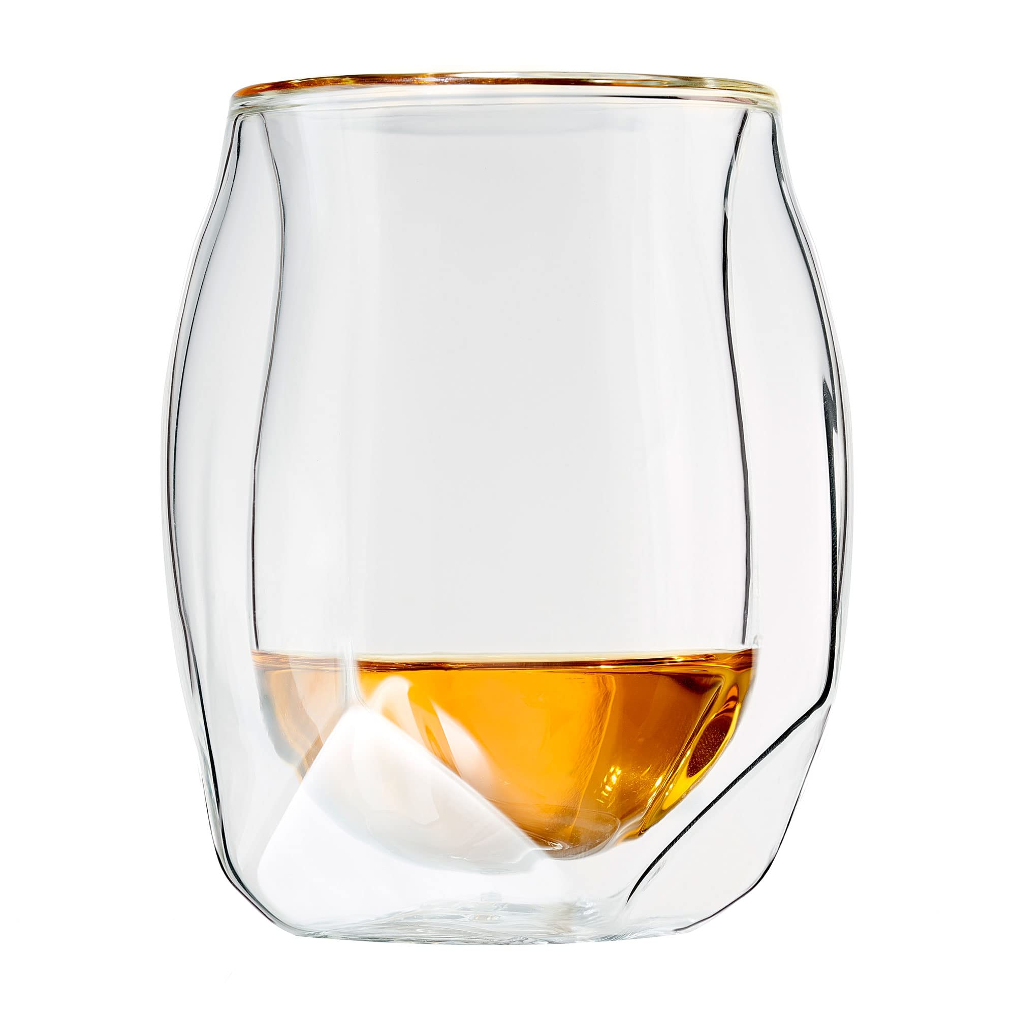 NORLAN Whisky Glass inner protrusions guide a balanced sip and aroma