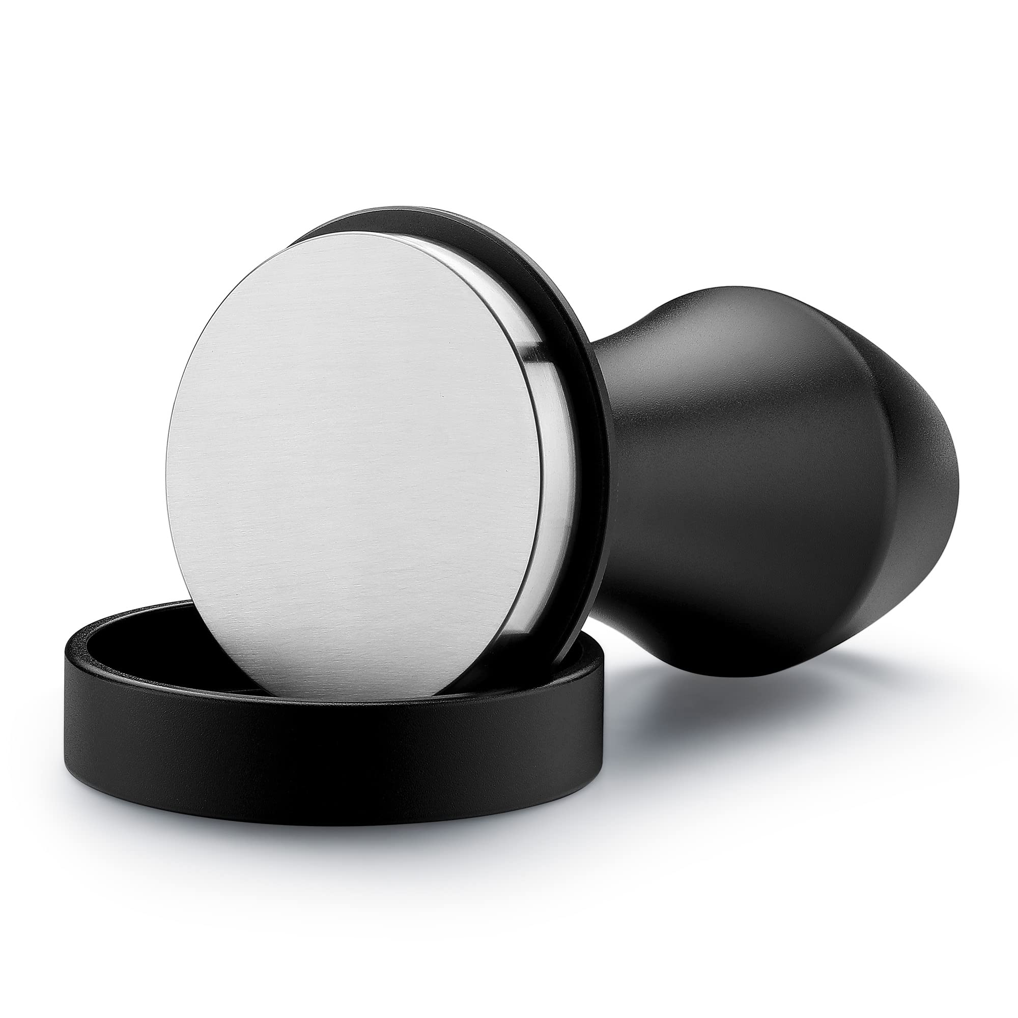 Normcore tamper stand keeps tools organized and ready.