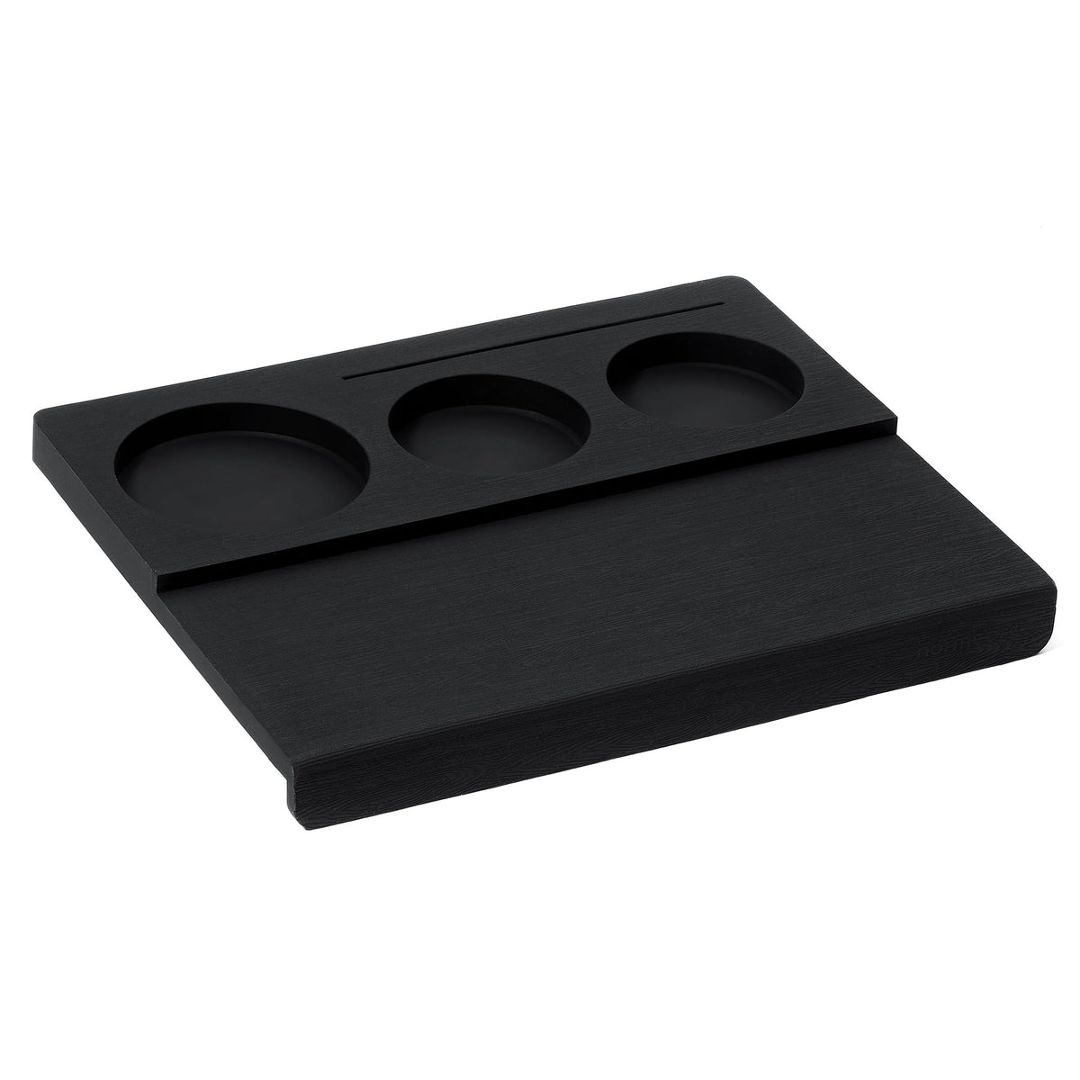 Normcore Espresso Tamping Station V3 corner mat supports organized workflow and quick tool access.