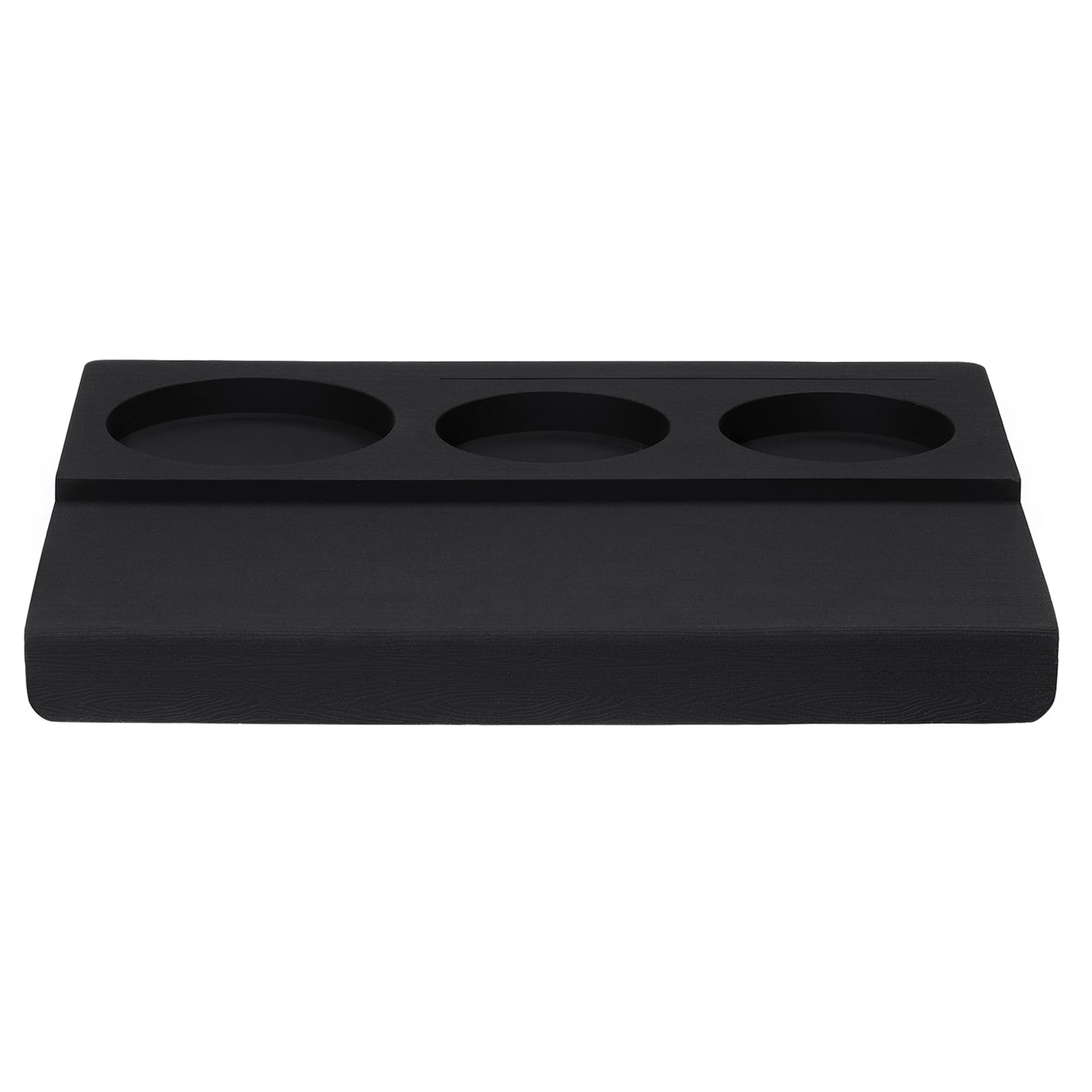 Normcore silicone surface stabilizes your portafilter for even tamping.