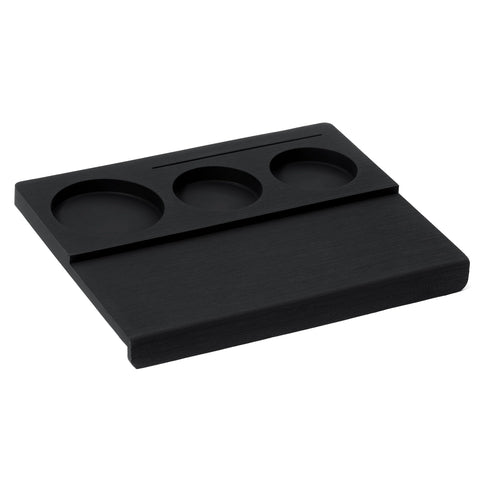 Normcore Tamp Station V3 fits 51, 54, and 58mm portafilters.