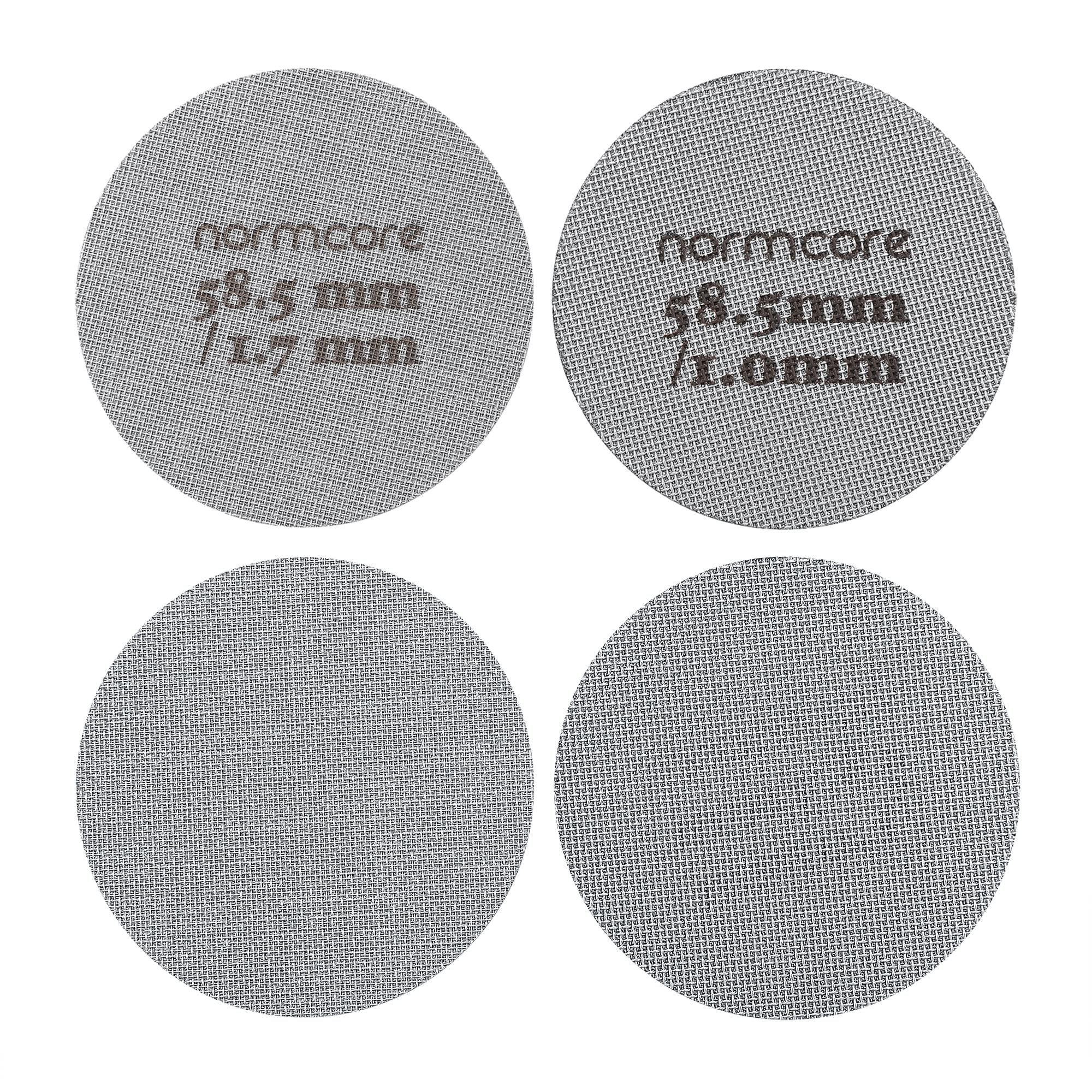 Normcore puck screen 1.7mm thickness supports consistent extraction.