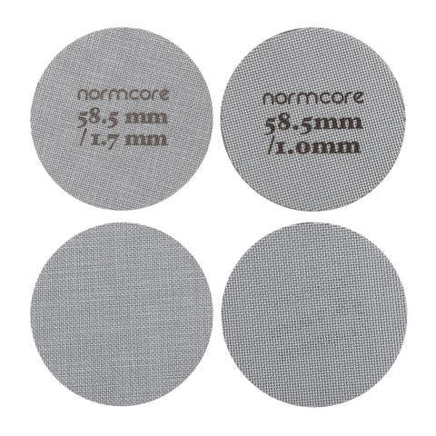 Normcore puck screen 1.7mm thickness supports consistent extraction.
