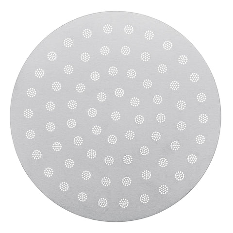Normcore 316 stainless steel puck screen close-up highlights durable, corrosion-resistant filtration