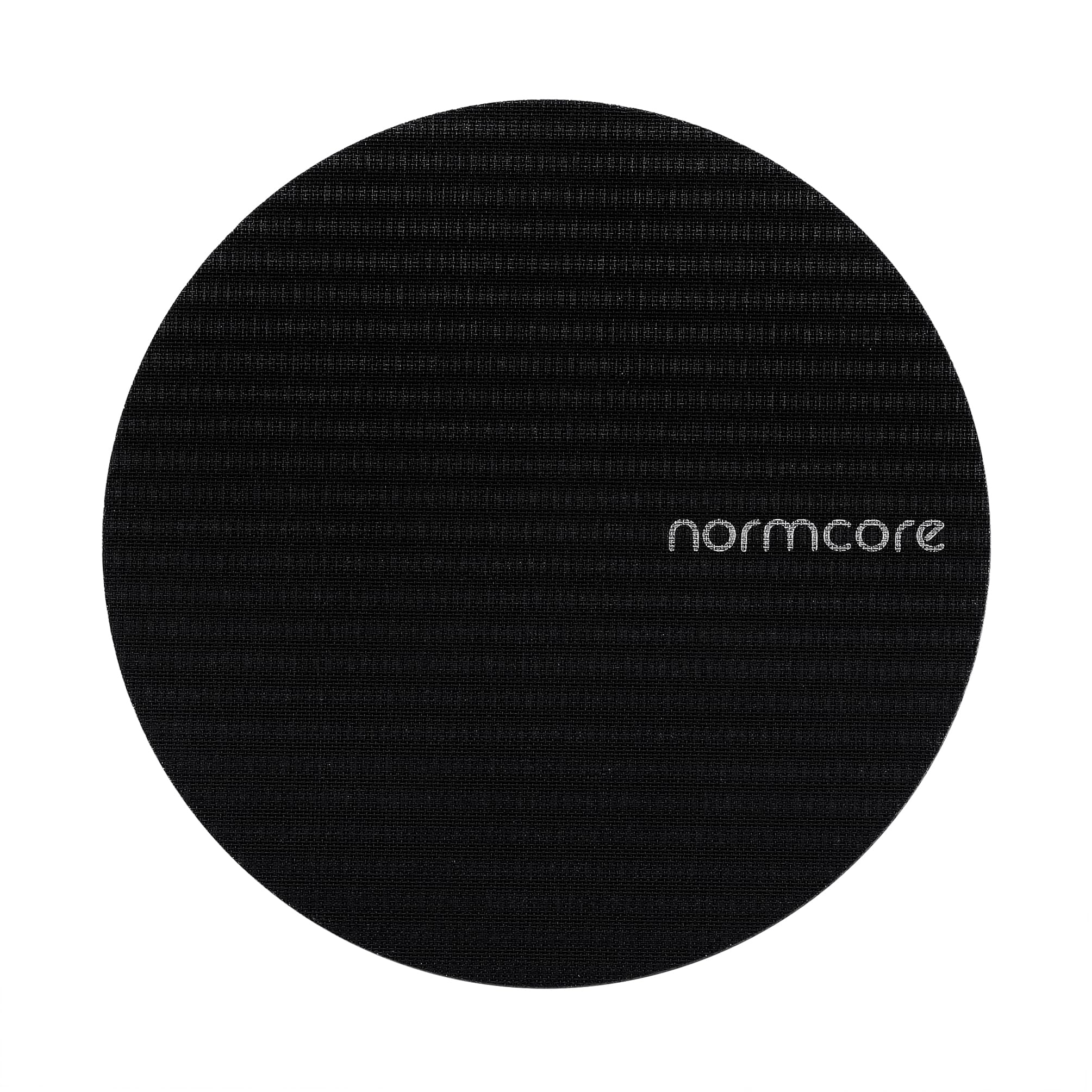 Normcore puck screen close-up with titanium PVD coating for durability