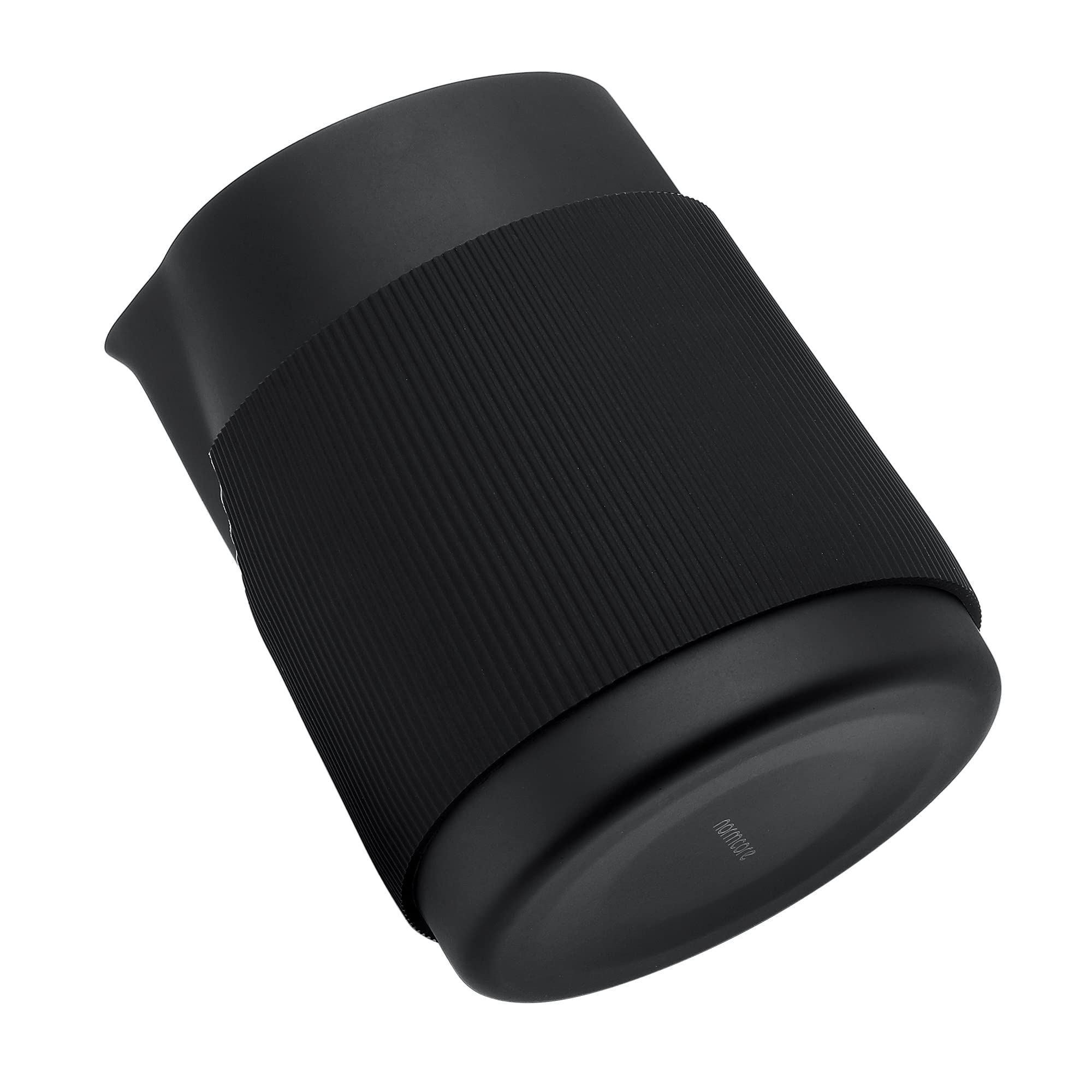 Normcore stainless steel milk frothing cup with a Teflon finish for durable, premium pouring.