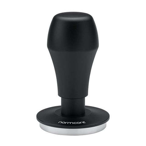 Normcore tamper features an anodized handle for a comfortable grip.