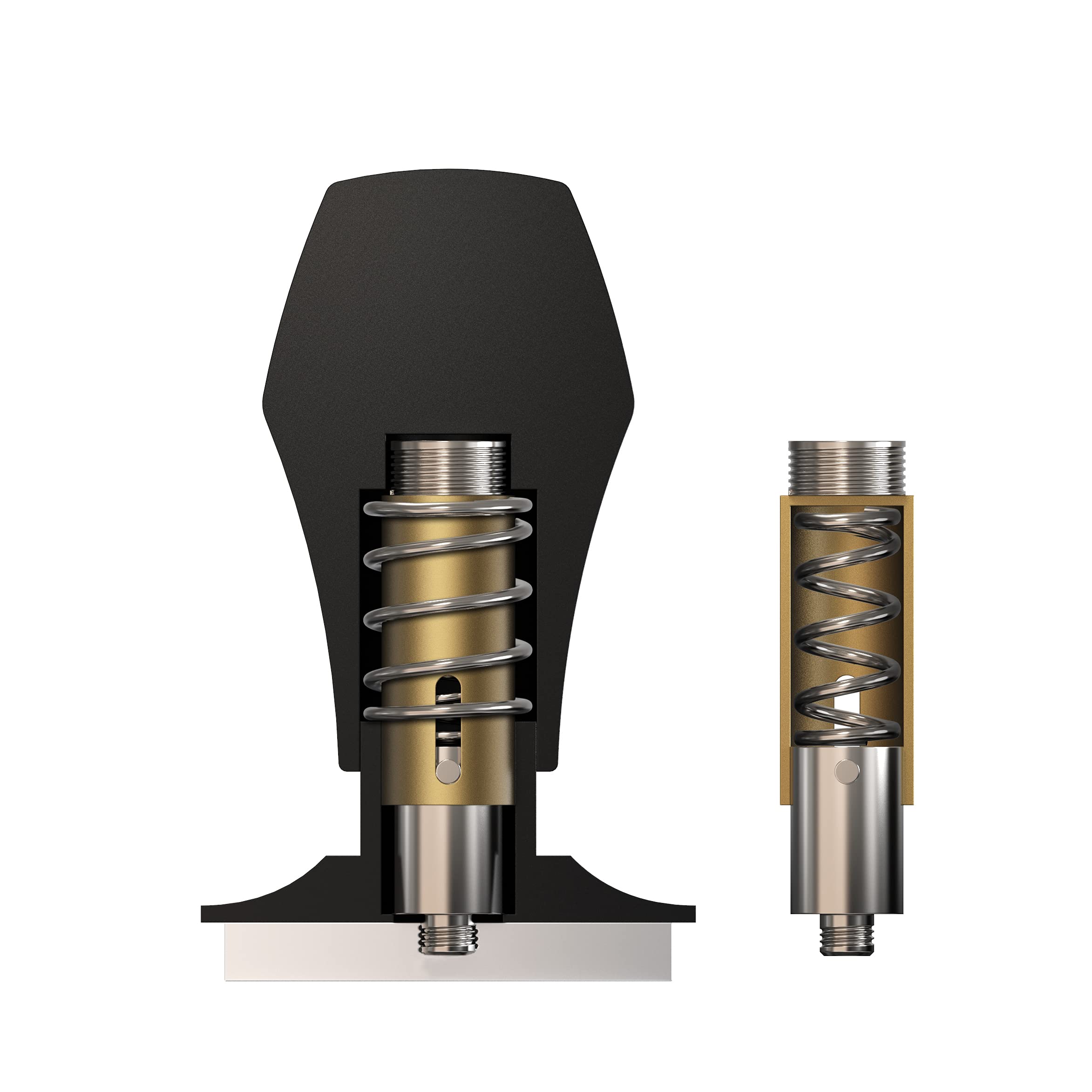 Normcore V4 fits 54mm portafilters for espresso setups.