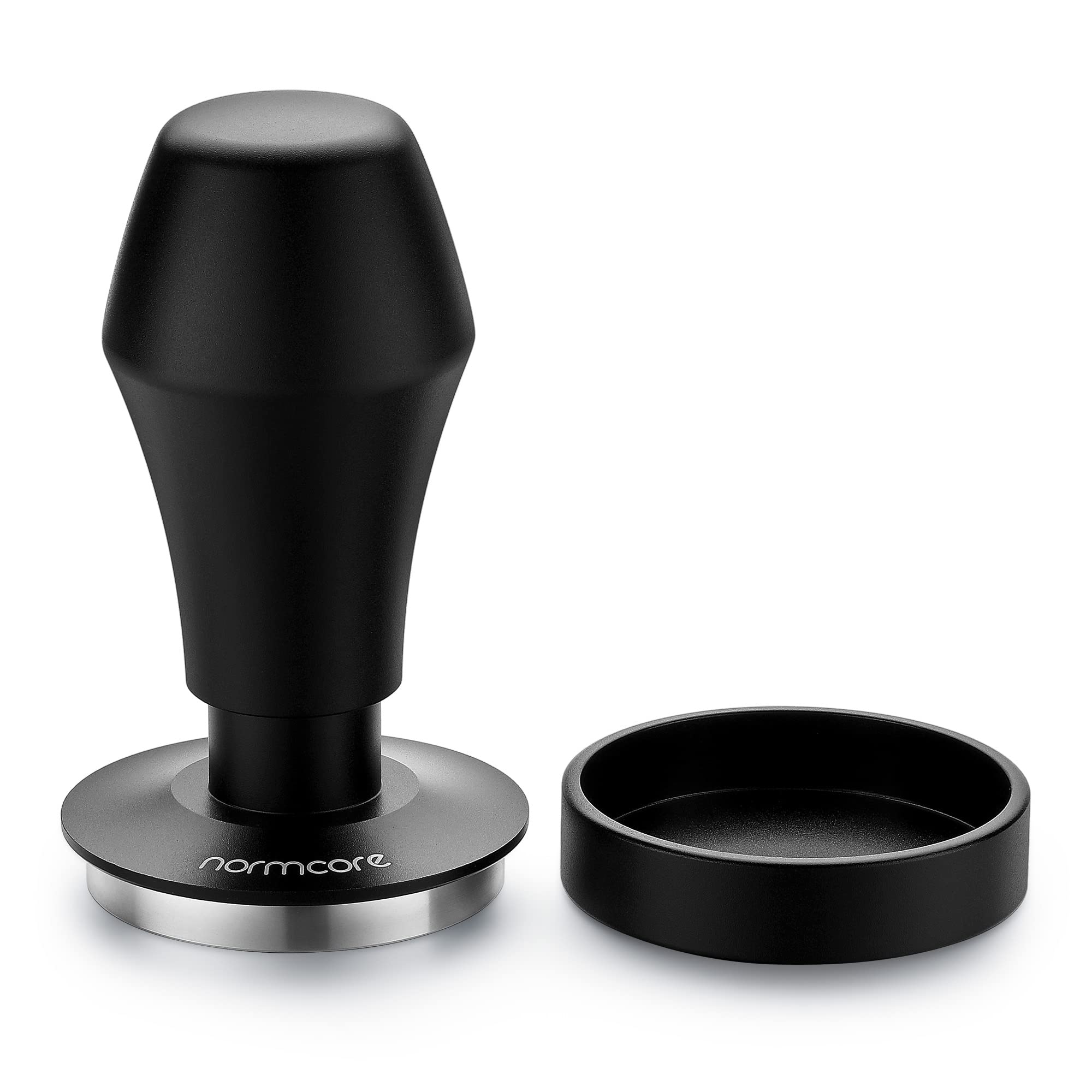 Normcore V4 coffee tamper base for even compression and balanced extractions.
