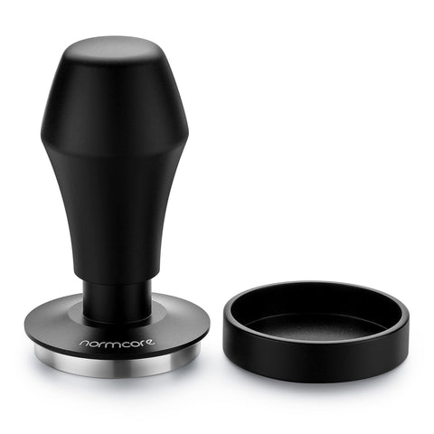 Normcore V4 coffee tamper base for even compression and balanced extractions.